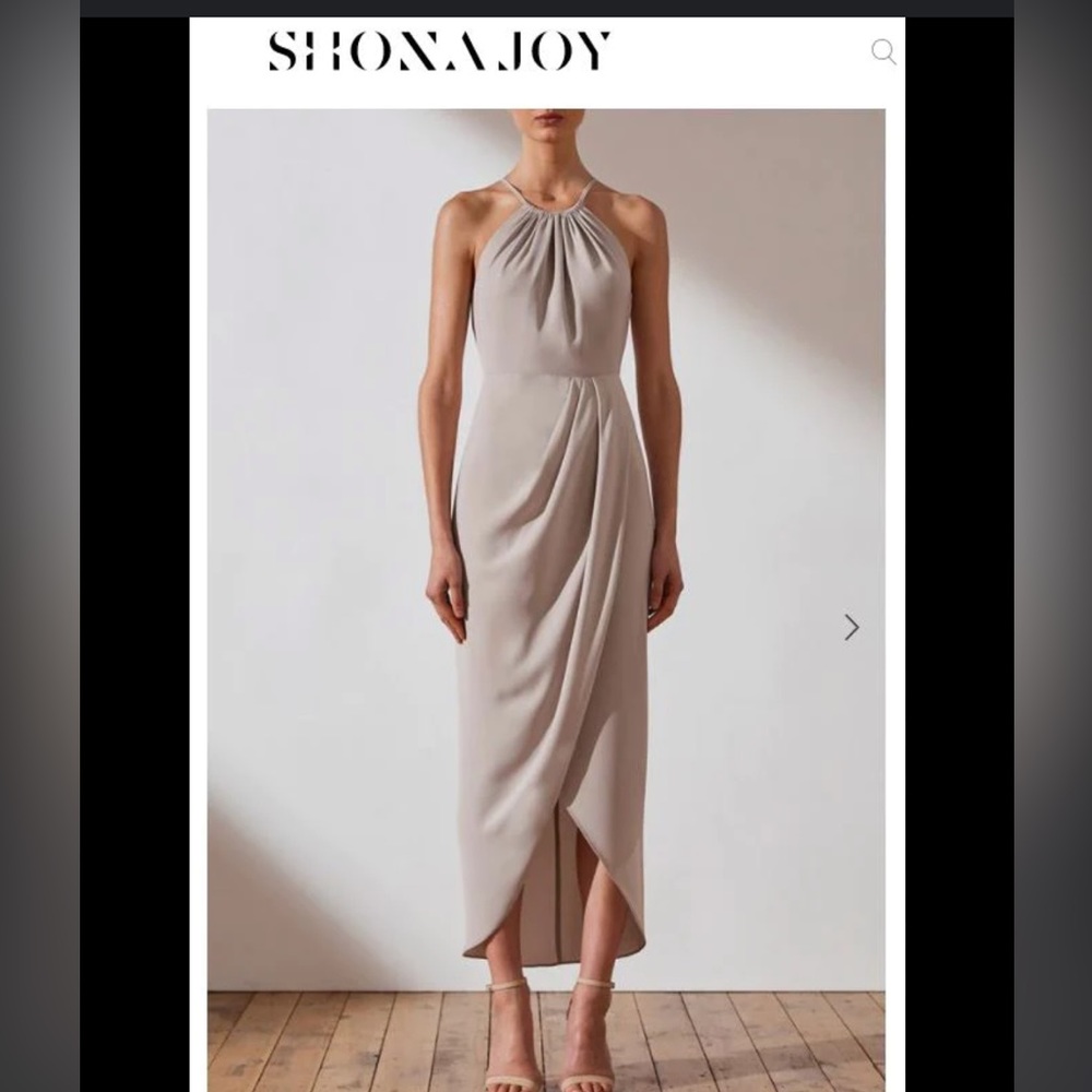 CORE HIGH NECK RUCHED DRESS
